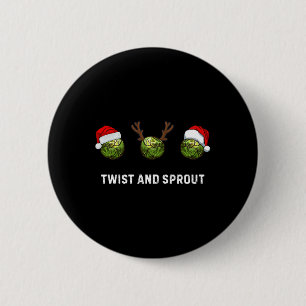 Twist And Sprout Weihnachtsgeschenk für Papa Rosen Button