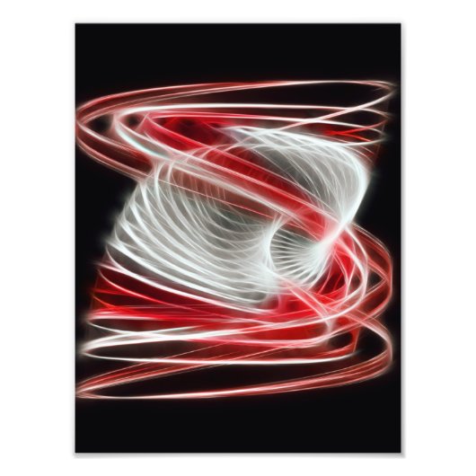 Twisted 1 Red Fotodruck (Vorne)