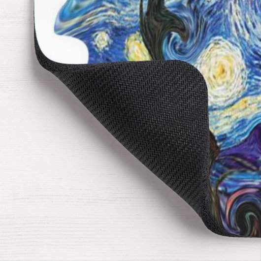 Twisted Art Van Gogh Starry Night Mousepad (Ecke)