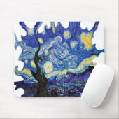 Twisted Art Van Gogh Starry Night Mousepad (Mit Mouse)