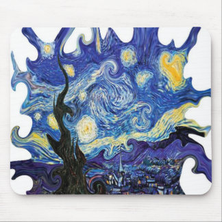 Twisted Art Van Gogh Starry Night Mousepad