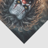 Twisted Carnival Clown | Dunkles Dekoupage Paper Seidenpapier (Ausschnitt)