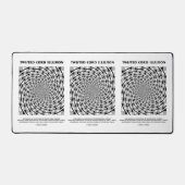 Twisted Cord Illusion (False Spiral) Schreibtischunterlage (Vorderseite)