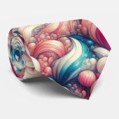 Twisted Cotton Candy Krawatte (Gerollt)