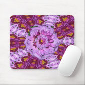 Twisted Dahlia Blume MOUSE PAD Mousepad (Mit Mouse)