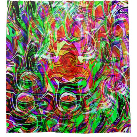 Twisted&Flows...... Duschvorhang (Vorderseite)