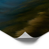 Twisted Guitar Woman Poster (Ecke)