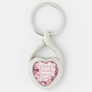 Twisted Heart Keychain - Forever Family, Forever L Schlüsselanhänger