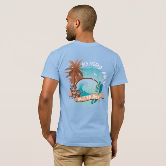 TWISTED HILO ALOHA TSHIRT (Schwarz voll)