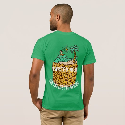 TWISTED HILO GREEN TSHIRT (Schwarz voll)