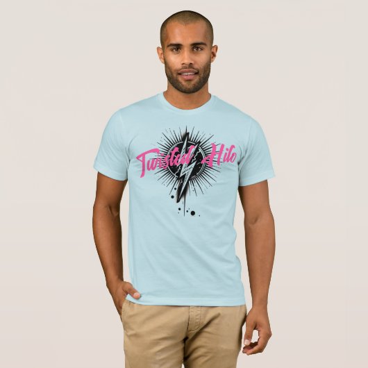 Twisted Hilo Pink Letters T-Shirt (Vorne ganz)