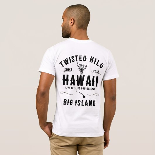 TWISTED HILO TSHIRT (Schwarz voll)