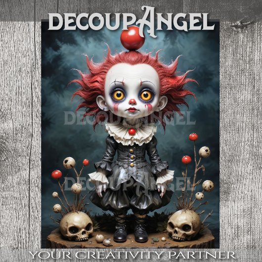 Twisted Innocence Decoupage Seidenpapier