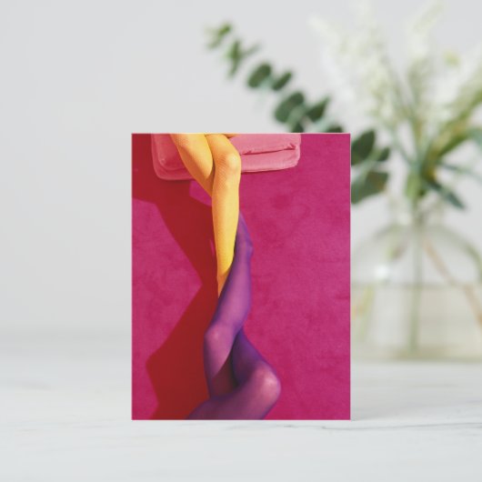 Twisted Legs Postkarte (Stehend Vorderseite)