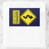 Twisted-Logic-Sticker Rechteckiger Aufkleber (Tasche)