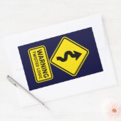 Twisted-Logic-Sticker Rechteckiger Aufkleber (Umschlag)