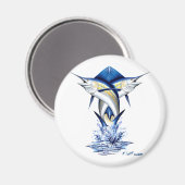 Twisted Marlins Jumping Magnet (Vorderseite/Rückseite)