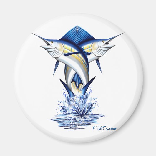 Twisted Marlins Jumping Magnet (Vorne)