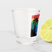 Twisted Palms Jamaican Sunset Schnapsglas (Links)