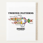 Twisted Patterns Inside DNA Replication Spaß Planer (Rückseite)