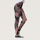 Twisted Peppermint Holiday Fraktal Leggings (Rechts)