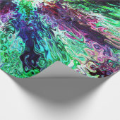 Twisted Rainbow Vapors Geschenkpapier (Ecke)