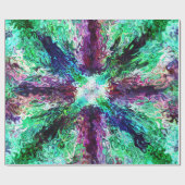 Twisted Rainbow Vapors Geschenkpapier (Flach)