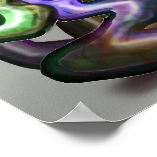 Twisted Rainbow Vines Poster (Ecke)