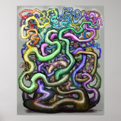 Twisted Rainbow Vines Poster (Vorne)
