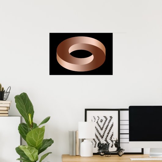 Twisted Ring Illusion Poster (Heimbüro)