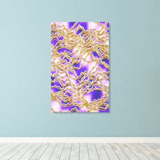 Twisted ropes pattern  leinwanddruck (Insitu (Holzboden))