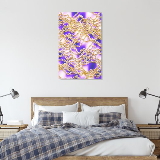 Twisted ropes pattern  leinwanddruck (Insitu (Schlafzimmer))