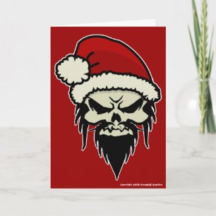 Twisted Santa Christmas Card Feiertagskarte