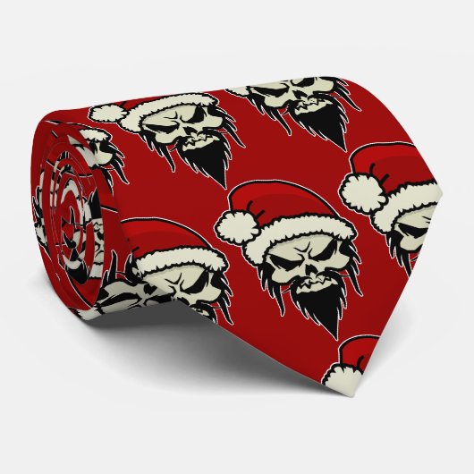 Twisted Santa Krawatte (Gerollt)