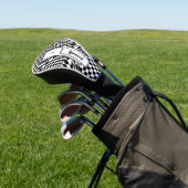 Twisted Schachbretts von Kenneth Yoncich Golf Headcover (In SItu)
