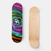 Twisted Smoke Monogram Multicolors Skateboard (Vorderseite)