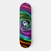 Twisted Smoke Monogram Multicolors Skateboard (Vorderseite)