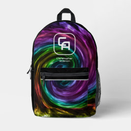 Twisted Smoke Multicolor Bedruckter Rucksack