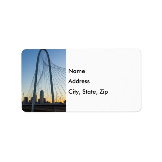 Twisted Texas Dawn Address Label Adressaufkleber (Vorne)