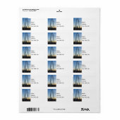 Twisted Texas Dawn Address Label Adressaufkleber (Vorne)