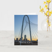 Twisted Texas Dawn Denken Sie an Ihre Karte (Gelbe Blume)