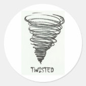 TWISTED TORNADO RUNDER AUFKLEBER (Vorderseite)