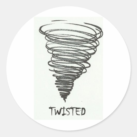 TWISTED TORNADO RUNDER AUFKLEBER (Vorderseite)