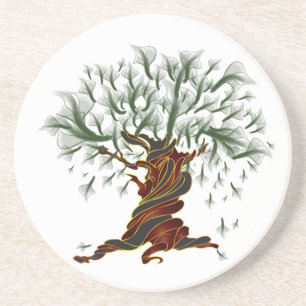 Twisted Tree Getränkeuntersetzer