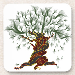Twisted Tree Getränkeuntersetzer