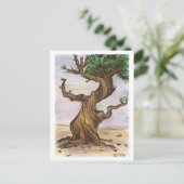 Twisted Tree Postcard Postkarte (Stehend Vorderseite)