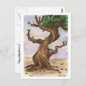 Twisted Tree Postcard Postkarte (Vorne/Hinten)