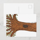Twisted Tree Postkarte (Vorne/Hinten)