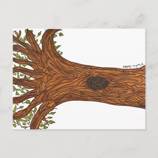Twisted Tree Postkarte (Vorderseite)