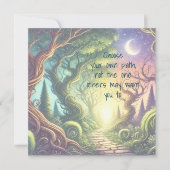 Twisted Tree & Quote Karte (Vorderseite)